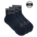 Meatfly ponožky Middle Triple pack Black | Černá