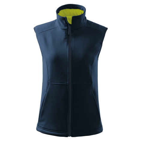 Malfini Vision Dámská softshellová vesta 516 námořní modrá