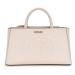 Guess Eco Mietta Small Society Satchel Růžová