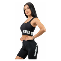 Nebbia Padded High-Impact Sports Bra Gym Time Black Fitness spodní prádlo