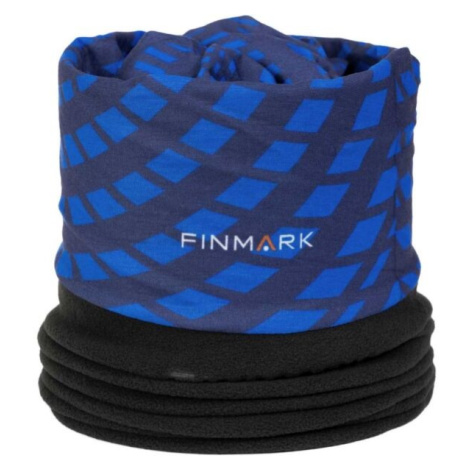 Finmark FSW-220 Multifunkční šátek s fleecem, modrá, velikost