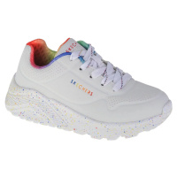 BÍLÉ DÍVČÍ TENISKY SKECHERS UNO LITE RAINBOW SPECKLE Bílá