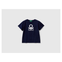Benetton, 100% Cotton T-shirt With Logo