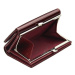 Luxusní dámská kožená peněženka Pierre Cardin Paulette, červená