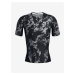 Černé pánské vzorované tričko Under Armour UA HG Iso-Chill Prtd SS