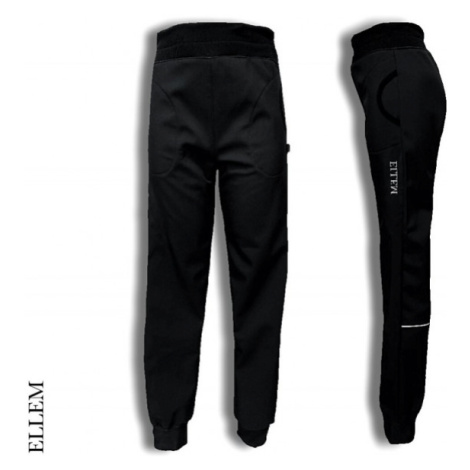 ELLEM Outdoor EBENA LADY dámské softshellové kalhoty, černé do 185 cm