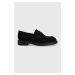 Semišové mokasíny Vagabond Shoemakers Alex W dámské, černá barva, na plochém podpatku