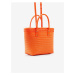 Oranžová dámská kabelka Desigual Basket Braided Zaire