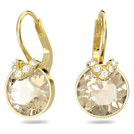 Swarovski Půvabné pozlacené náušnice se Swarovski krystaly Bella 5662093