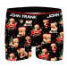 Pánské boxerky John Frank JFBD33-CH | černá