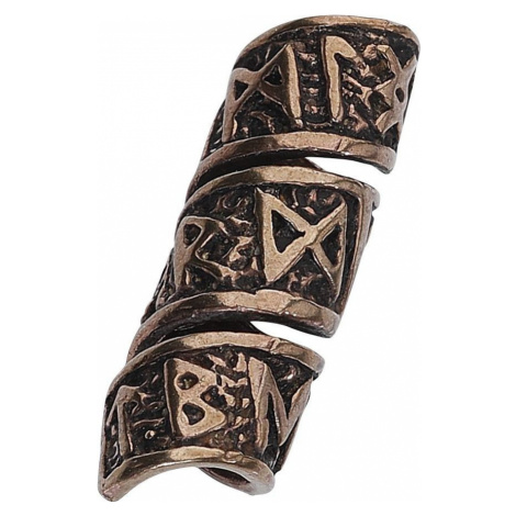 etNox Prsten s runy Korálky do vlasů bronzová