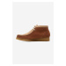 Semišové polobotky Clarks Originals Wallabee Boot dámské, hnědá barva, na klínku, 26169841