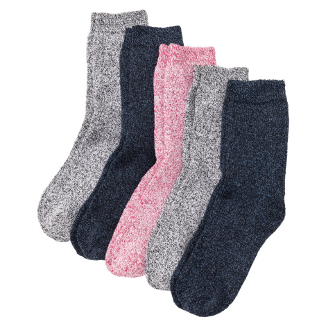 Termo froté ponožky s organickou bavlnou (5 párů v balení) Bonprix