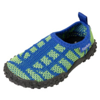 Pletené boty na aqua modré a zelené