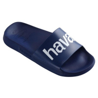 HAVAIANAS SLIDE CLASSIC LOGO MANIA Unisex pantofle, tmavě modrá, velikost 39/40