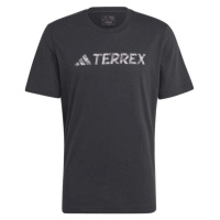 adidas TERREX CLASSIC LOGO T-SHIRT Pánské triko, černá, velikost