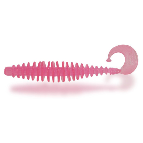 Magic Trout Gumová nástraha T-Worm Twister 1,5g 5,5cm Sýr 6ks - Neon růžová