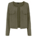 Bonprix BODYFLIRT krátký pletený kabátek Barva: Zelená, Mezinárodní