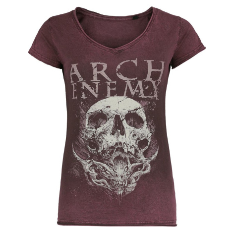Arch Enemy The Virus Dámské tričko vínová