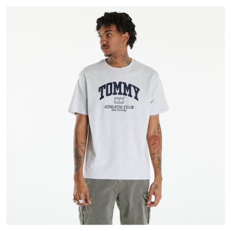 Tommy Jeans Varsity Logo T-Shirt Silver Grey Tommy Hilfiger