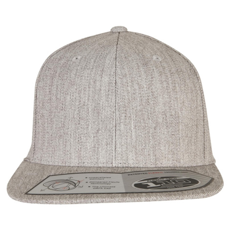 110 Fitted Snapback heathergrey Flexfit