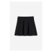 H & M - Žerzejová školní sukně - černá