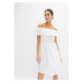 Bonprix BODYFLIRT Carmen šaty s krajkou Barva: Bílá, Mezinárodní