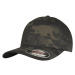 Brandit Čepice Baseball Cap Flexfit Multicam® multicam black