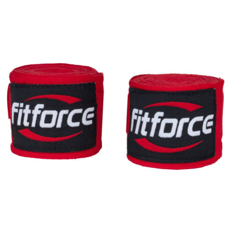 Fitforce WRAPS-S-450 Bandáž, červená, velikost