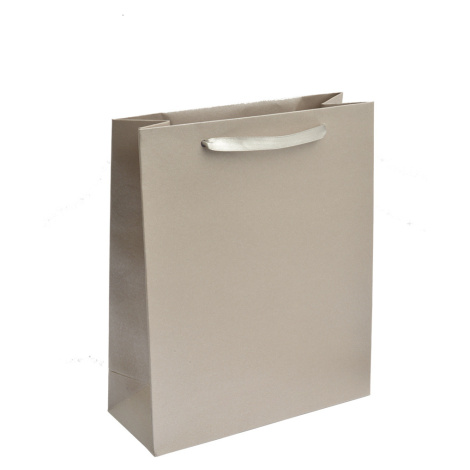 JK Box Dárková papírová taška stříbrná EC-5/AG JKbox