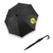 Derby Dětský holový vystřelovací deštník s potiskem černá