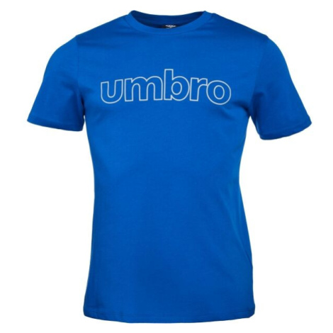 Umbro LINEAR LOGO GRAPHIC TEE Pánské triko, modrá, velikost