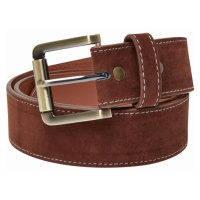 Urban Classics / Synthetic Leather Layering Belt brown