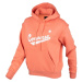 Converse SCRIPTED LOGO FLEECE HOODIE Dámská mikina, oranžová, velikost