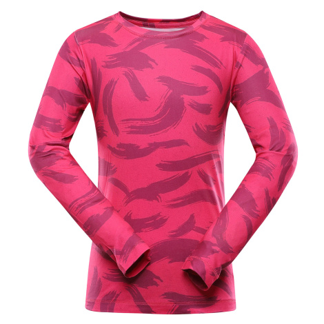 Dětské rychleschnoucí triko Alpine Pro AMADO - růžová