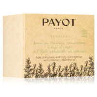 Payot Herbier Barre De Massage Nourrissante Visage & Corps masážní krém s esenciálními oleji 50 