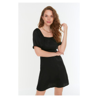 Trendyol Black Square Collar Dress