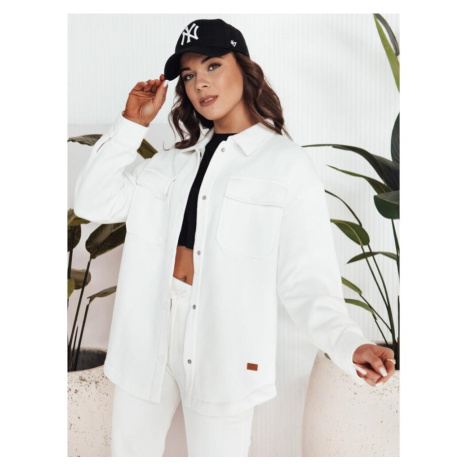 Bílá přechodná dámská bunda DStreet