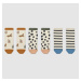 3 pack ponožek Silas Leopard multi mix Liewood