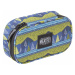 Pouzdro Meatfly XL Pencil Case 2 C landscape green