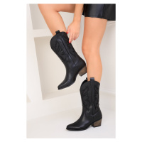 Soho Women's Black Boots 18628