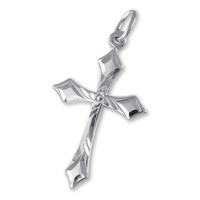 Brilio Silver Stříbrný přívěsek křížek 441 001 00221 04