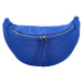 Trendy dámská koženková ledvinka Dario, modrá