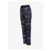 Modro-černé dámské vzorované tepláky O'Neill RUTILE ZIP PANTS