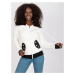 White fur panda sweatshirt with hood SUBLEVEL