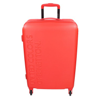 Cestovní kufr United Colors of Benetton Aura L - červená