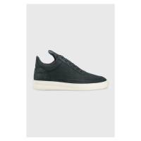 Semišové sneakers boty Filling Pieces Low Top Ripple Nubuck tmavomodrá barva, 25122842001043