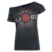 Red Hot Chili Peppers Distressed Logo Dámské tričko černá