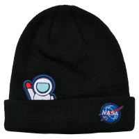 Dětská čepice NASA Embroidery Beanie černá