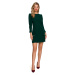 Dámské trapézové šaty model 18153570 zelené - Makover